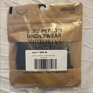 PINK Victoria's Secret Black Period Panties